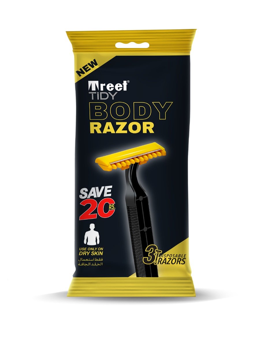 Treet Tidy Body Razor 3s-Saver Pack (Rs. 20 Off)