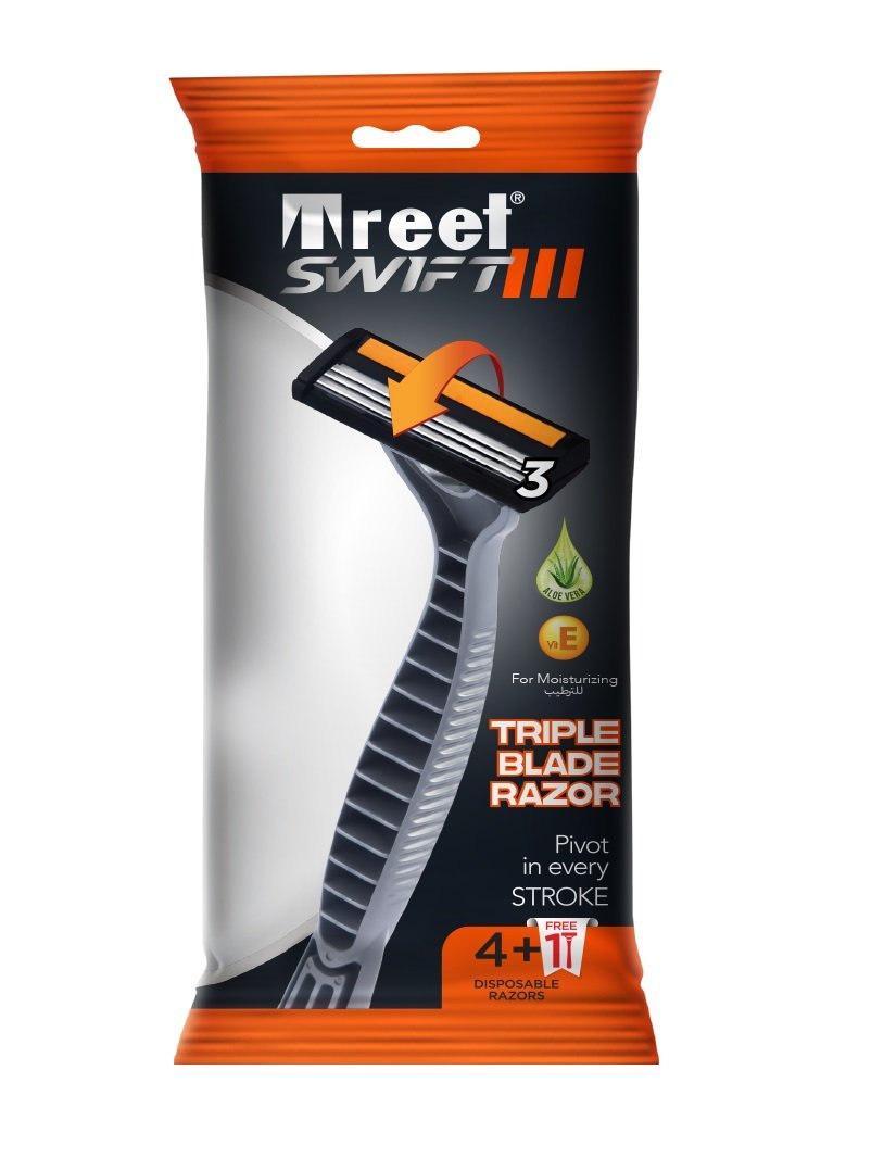 Treet Swift III (4+1 FREE) Razor