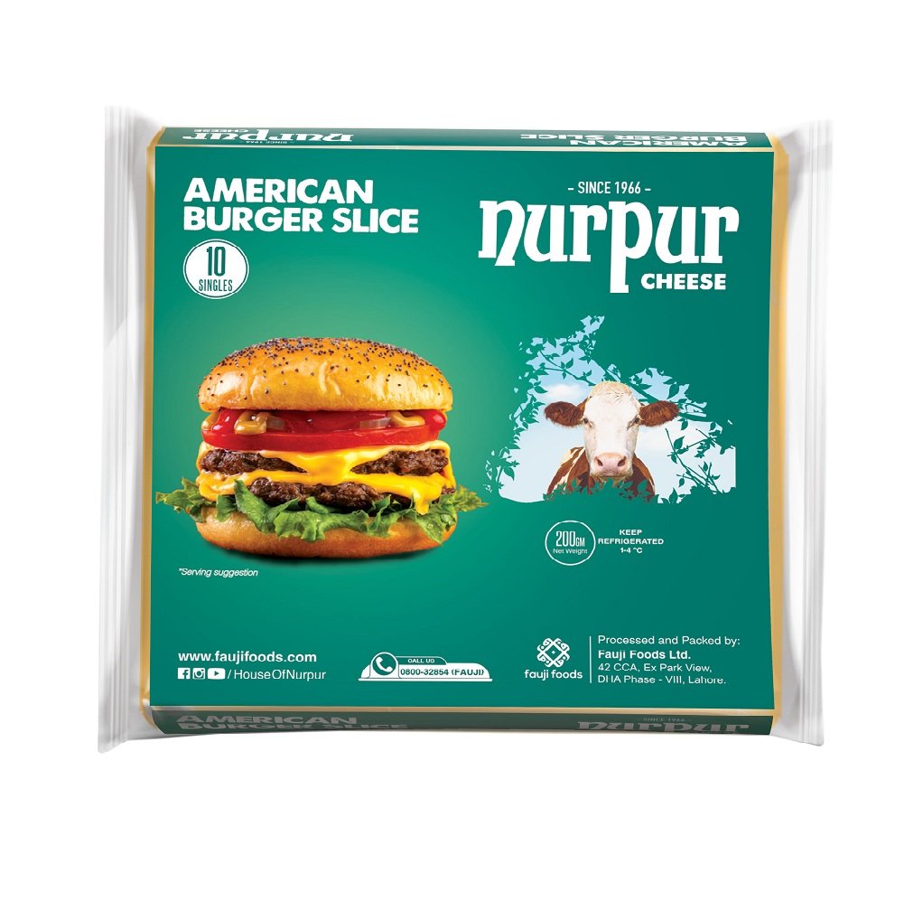 Nurpur AM Cheese Burger Slice 200GM